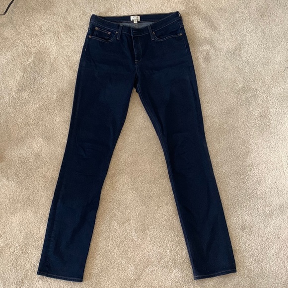 J crew 30Tall Dark Wash Matchstick - Picture 1 of 4